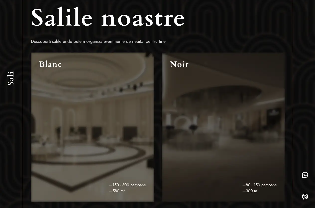 Raymond Park halls prepared for an event