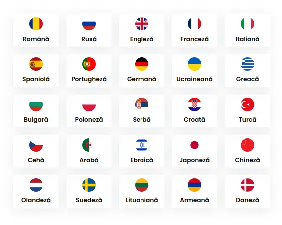 Traduterra translation agency website with service overview and contact options
